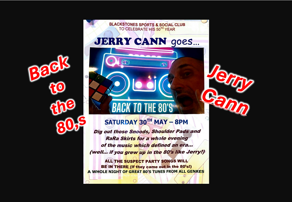 Back to the 80's Evening