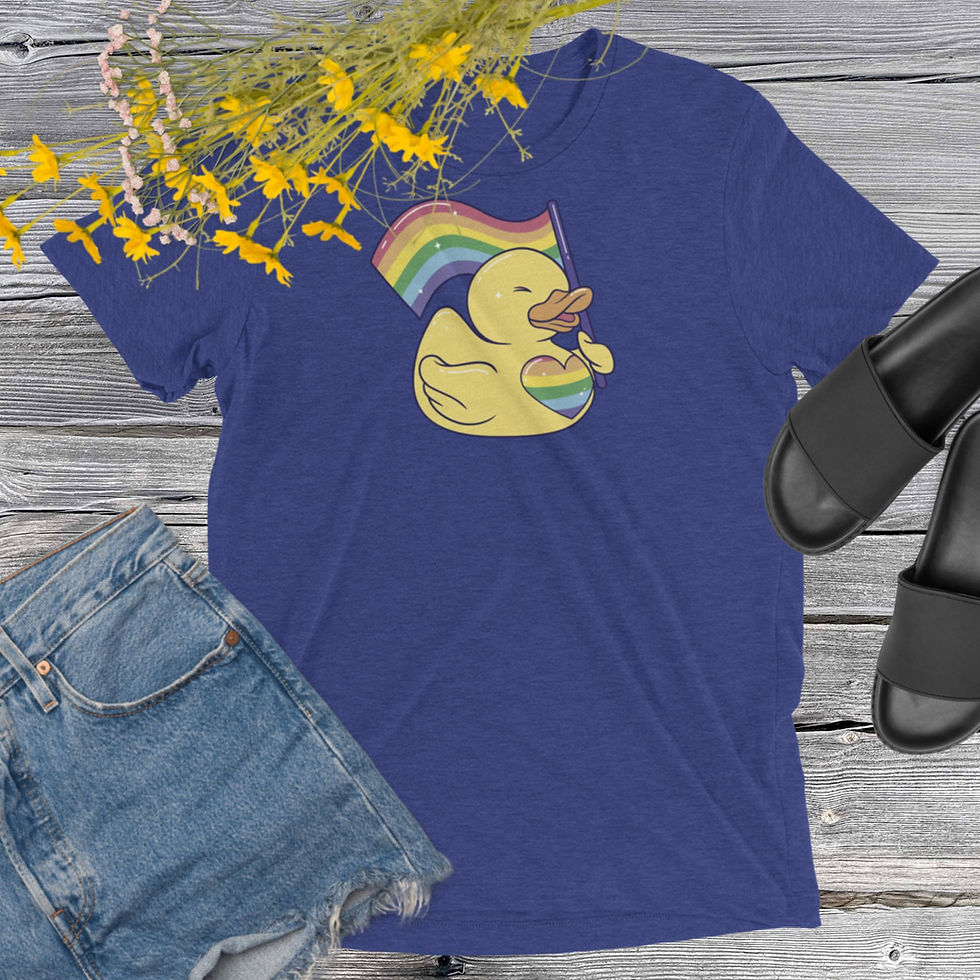 Thumbnail: Duck pride Short sleeve t-shirt