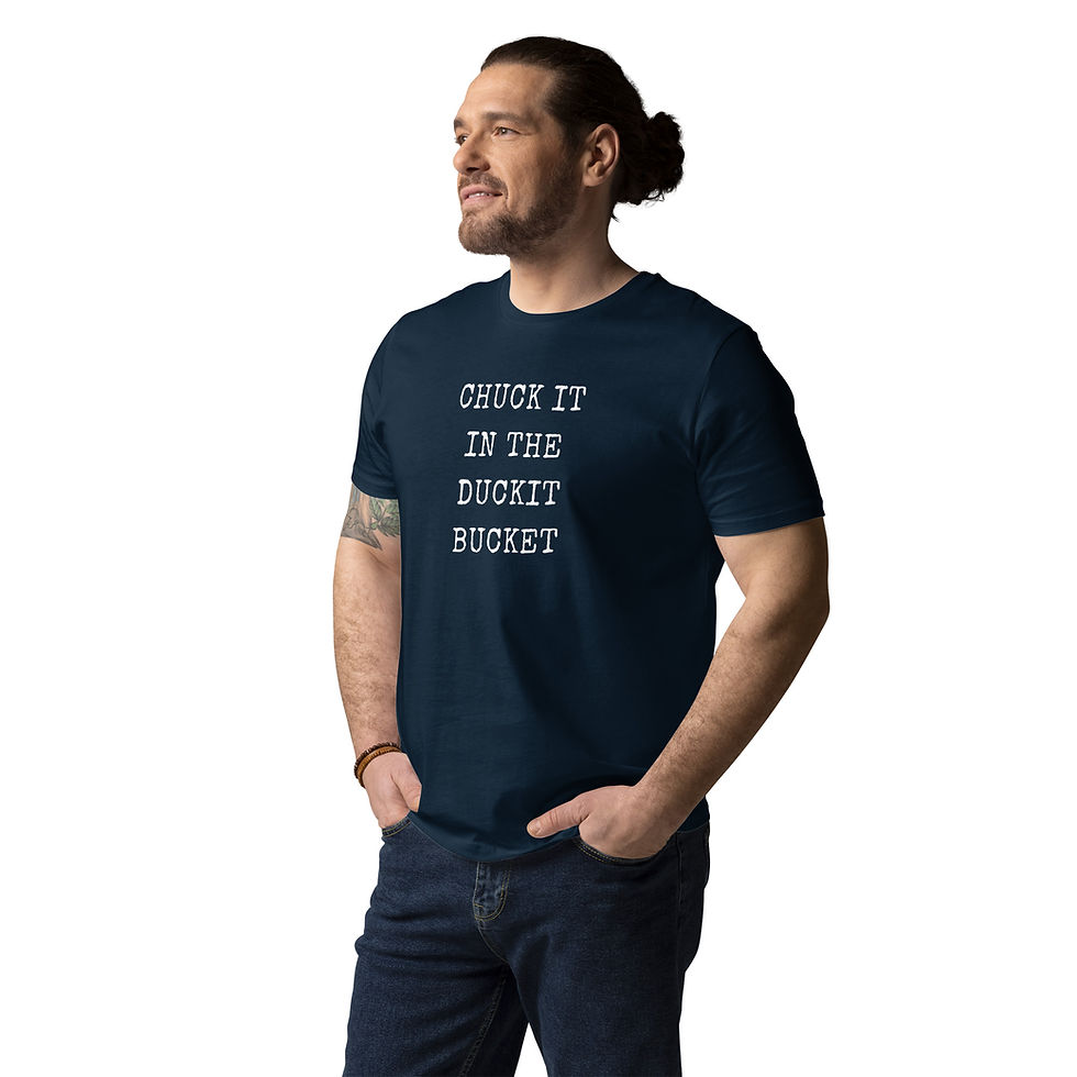 Thumbnail: Chuck it in the Duckit Bucket unisex organic cotton t-shirt