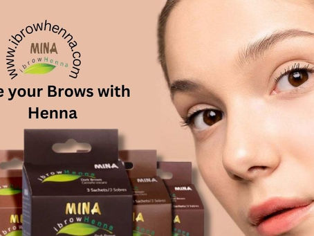 Dye your Brows with Henna