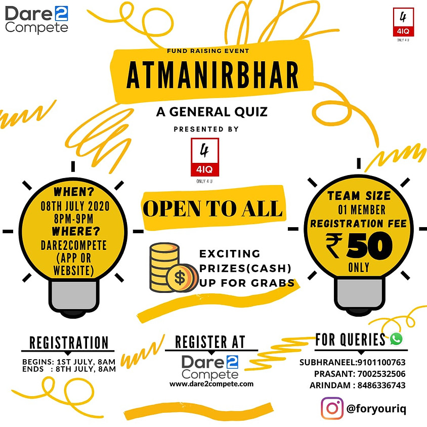 ATMANIRBHAR- A General Quiz