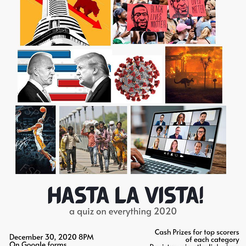 Hasta la Vista 2020!