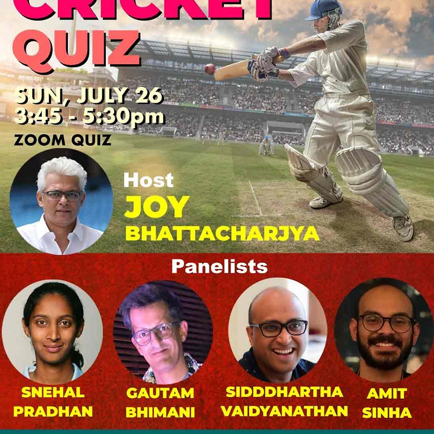 Ultimate Cricket Quiz By Joy Bhattacharjya