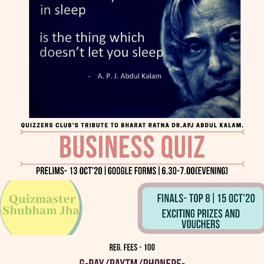India, SciTech, and Business Quizzes By Shubham Jha