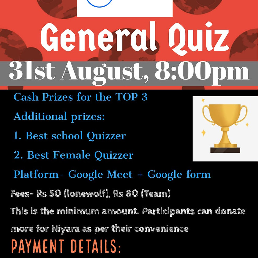 Fund Raiser Gen Quiz