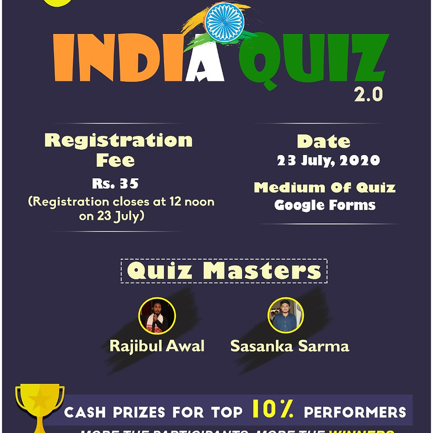 India Quiz 2.0 By Rajibul Awal & Sasanka Sarma