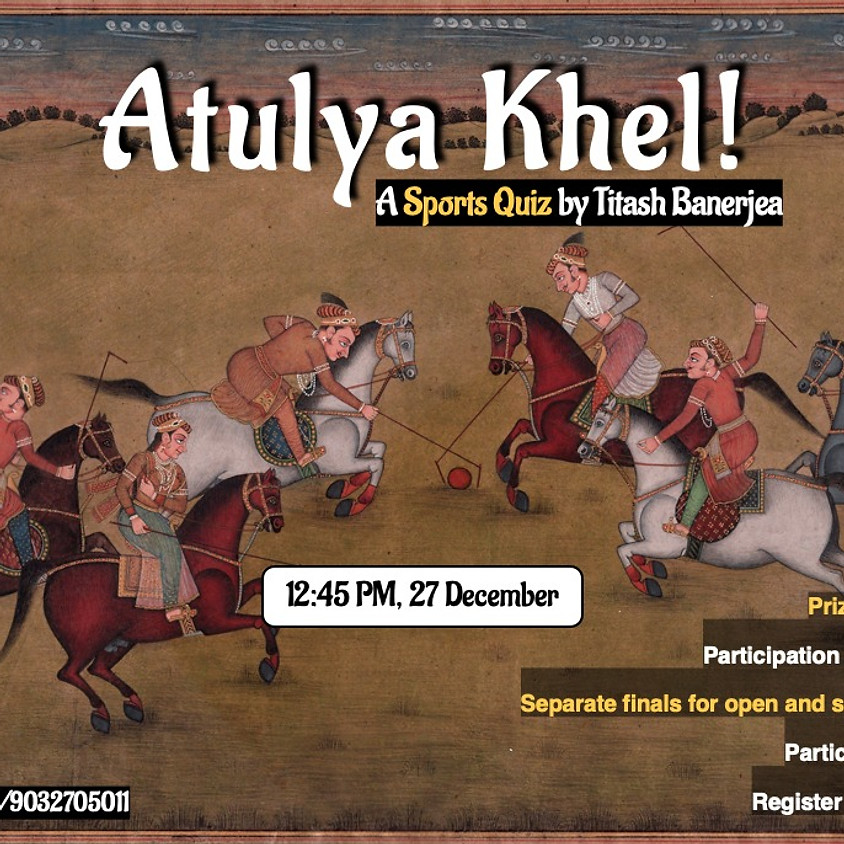 Atulya Khel! | Sports Quiz by TackOn and Gyaanspace