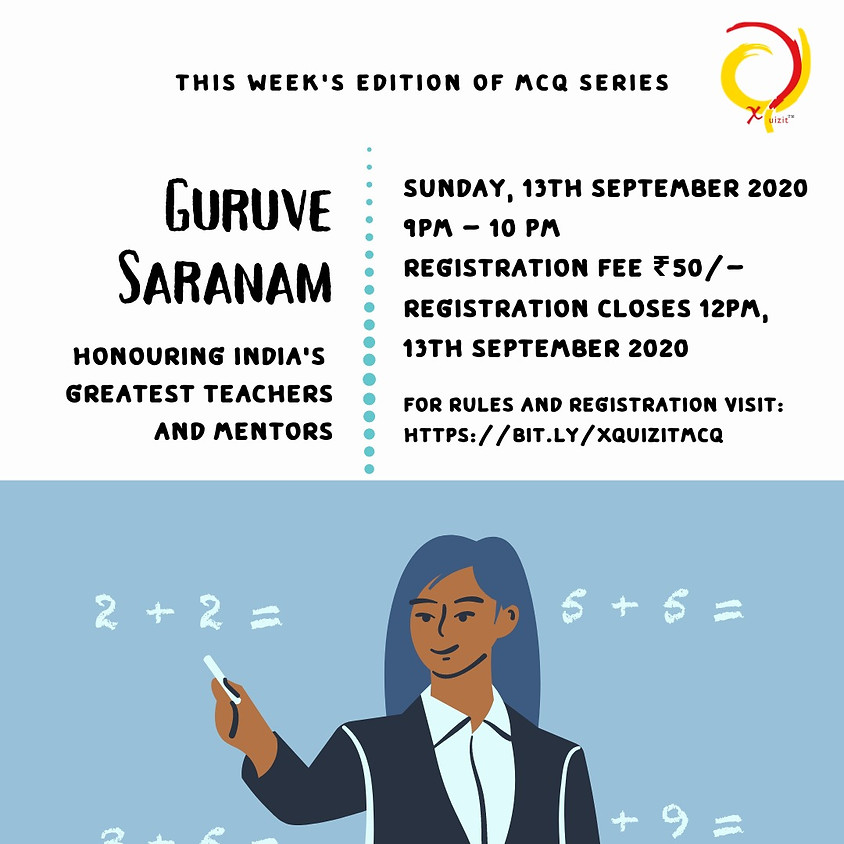 Guruve Saranam | MCQ by Xquizit