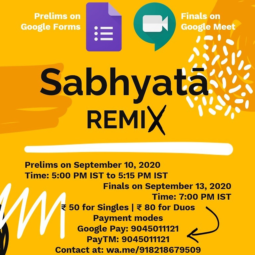Sabhyatā: REMIX