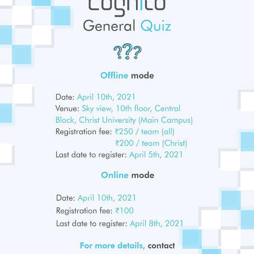 Cognito General Quiz (Offline)