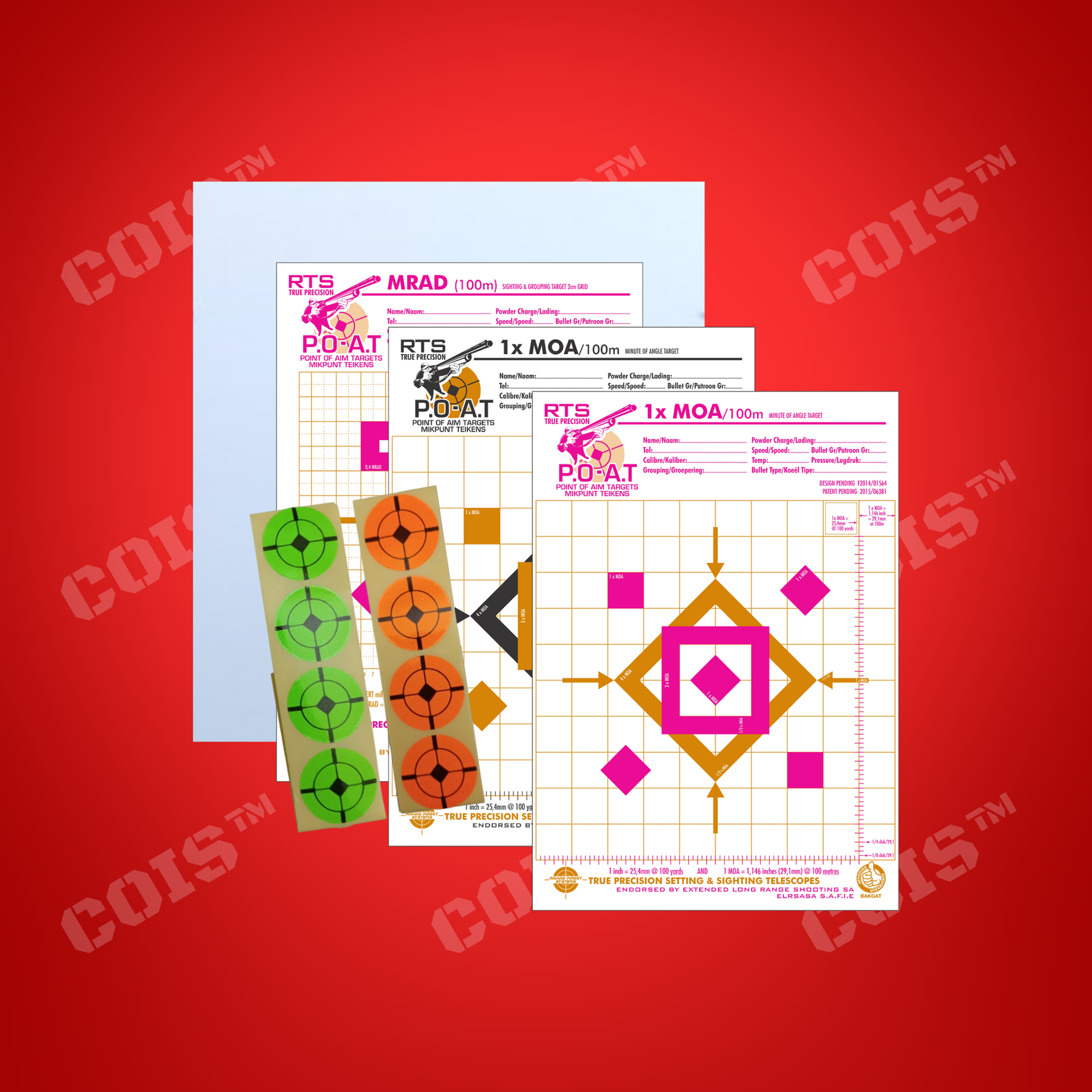 P.O-A.T Targets Point of Aim Targets