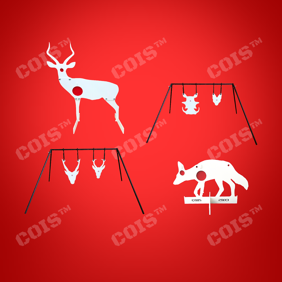 Animal Shape Gongs AR500 / Collapsible Stand