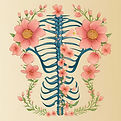 chiropractic spine with flowers.jpg