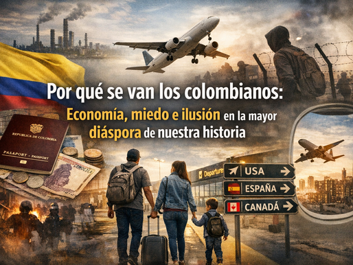 Por qué se van los colombianos: economía, miedo e ilusión en la mayor diáspora de nuestra historia