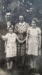 portrait de famille, ancien, généalogie