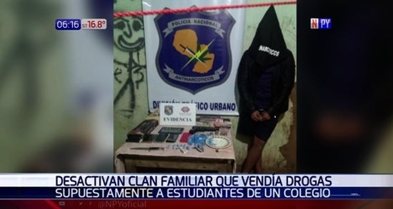 Detienen a joven que vendía droga en zona escolar