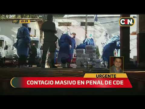 Confirman 104 casos positivos de COVID en el Penal de CDE