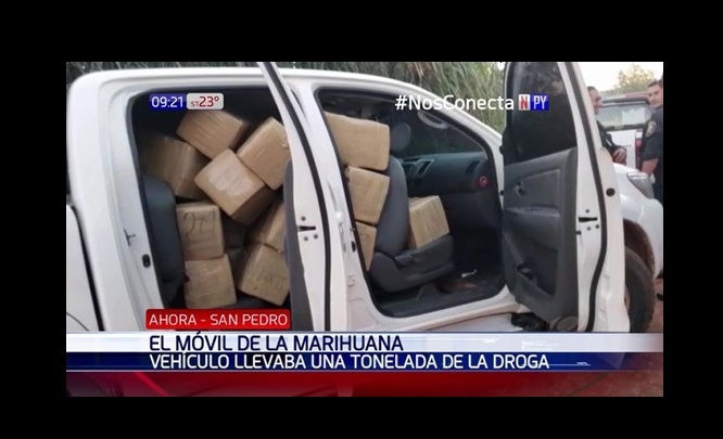 Decomisan una tonelada de marihuana en Canindeyú