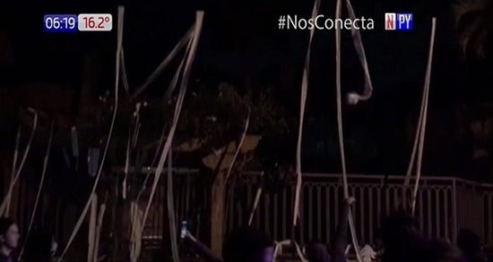 Escracharon al canciller Castiglioni
