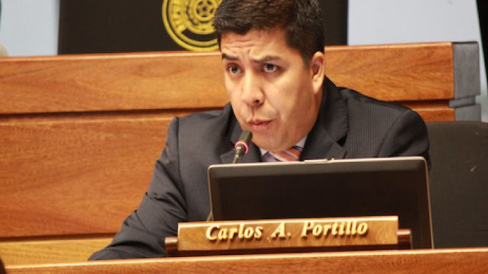 Diputado Carlos Portillo:"Escrachadores no tienen moral para pedir mi pérdida de investidura&qu