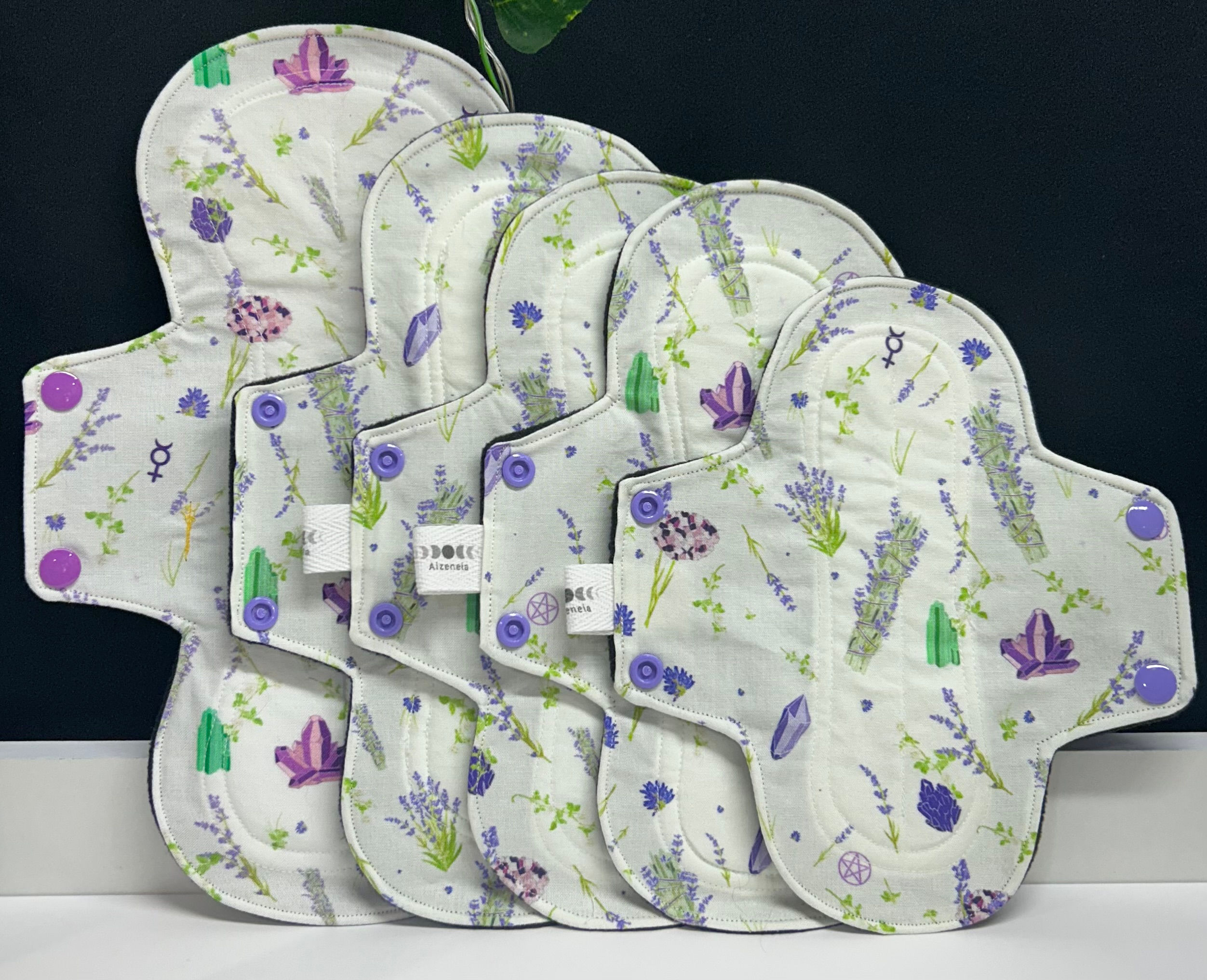 Lavender Crystal Cloth Pad