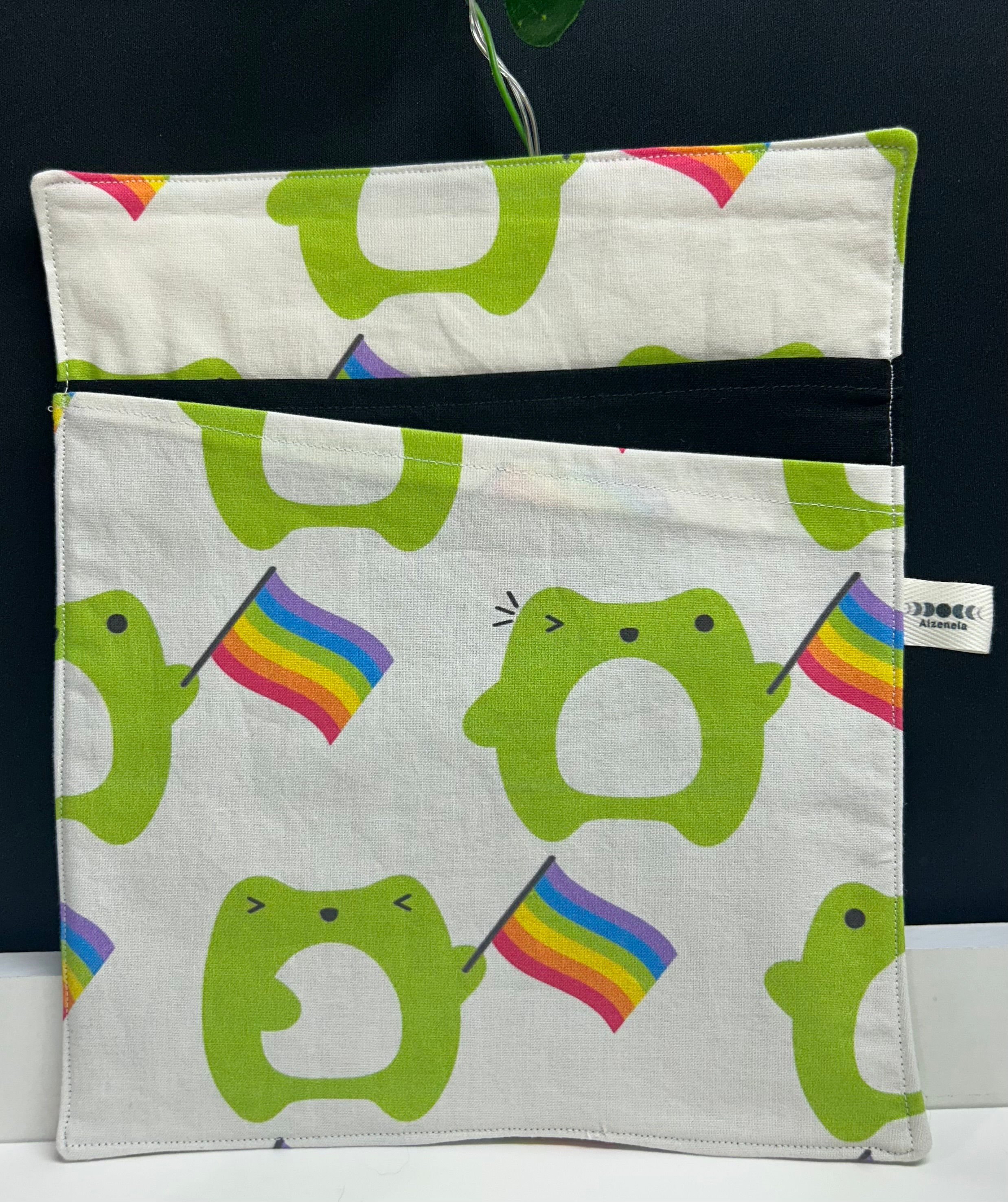 Pride Frogs Book Sleeve