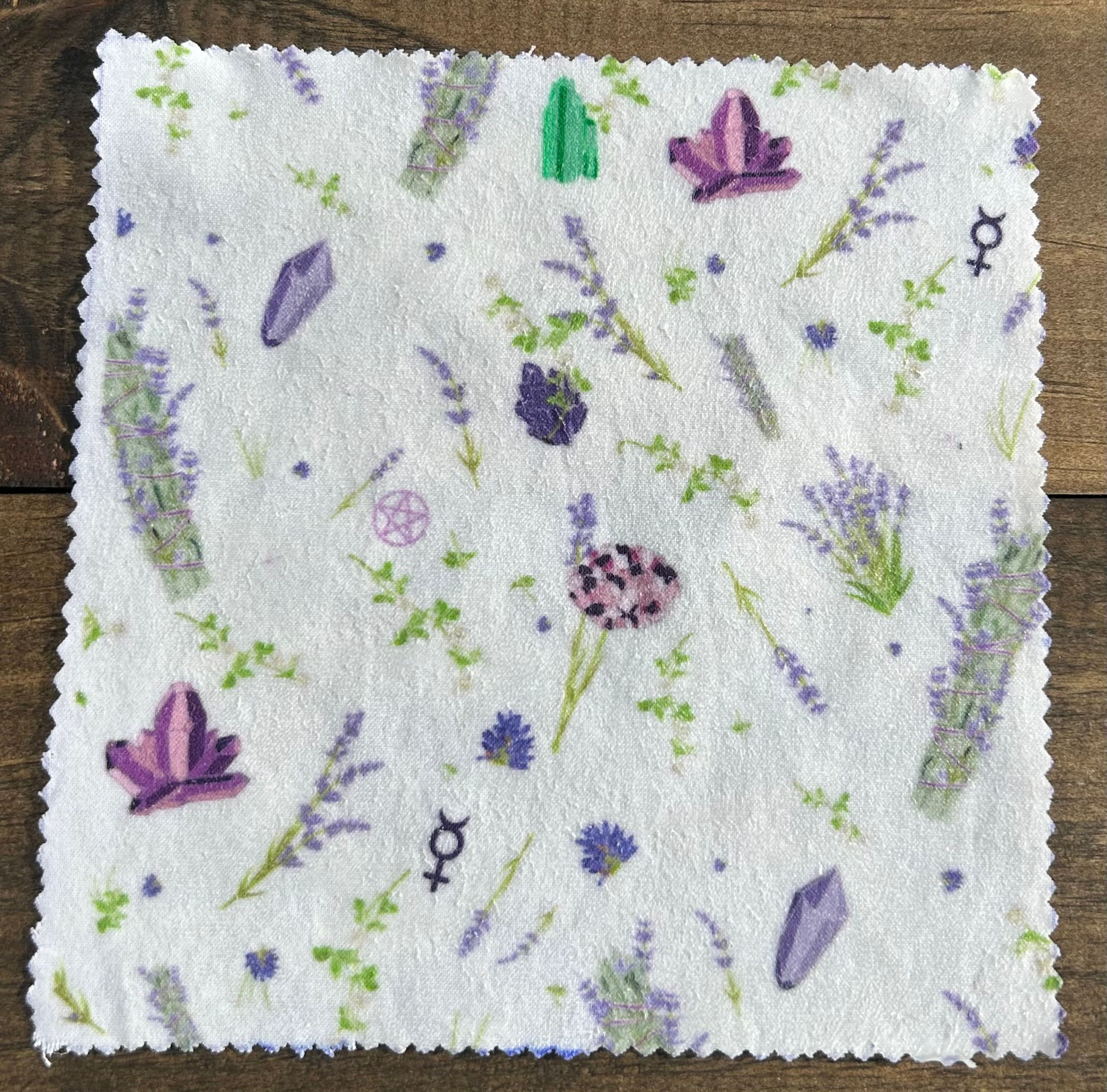 Lavender Crystal Magic Beeswax Wrap