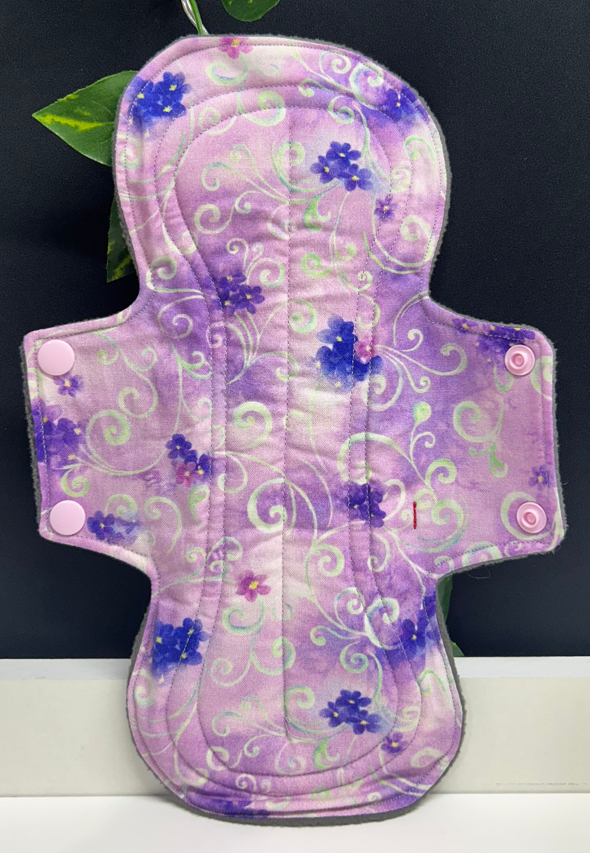Purple Flowers Cloth Pad