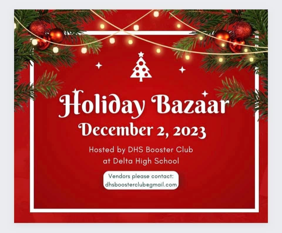 Delta High School Booster Holiday Bazaar