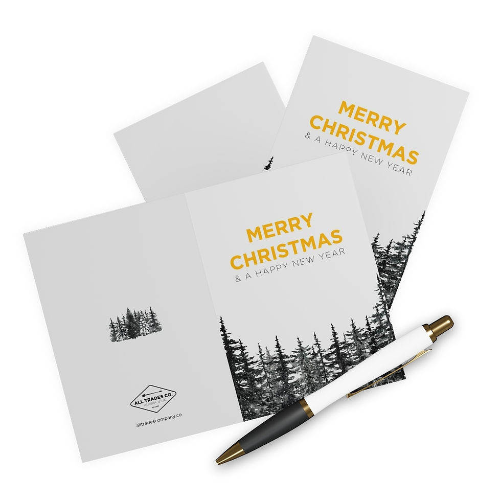 Thumbnail: Merry Christmas Tree Card (5pk)