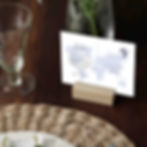 Love Is In The Air Guest Illustrated Wedding Favour Place Card back