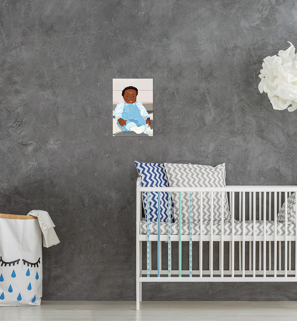 Thumbnail: Personalised Child Illustration Print (No Frame)