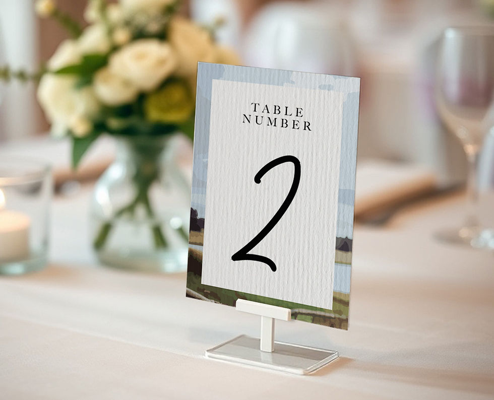 Thumbnail: Snapshot in Time Wedding Table Numbers nettuno paper