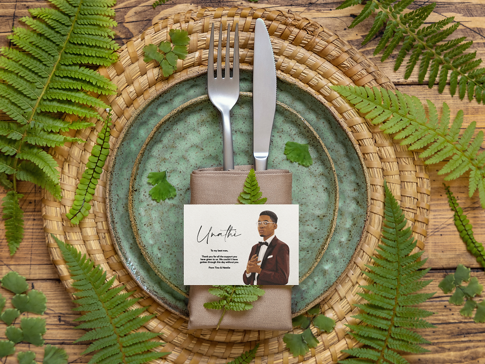 Thumbnail: Guest Illustrated Wedding Favour