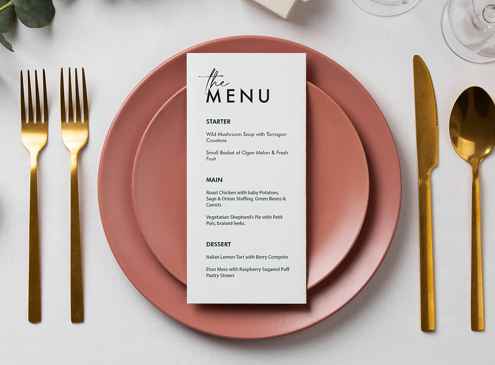 Thumbnail: wedding menu