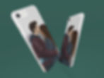 His and Hers Personalised Illustrated Flexi Phone Cases for Couples