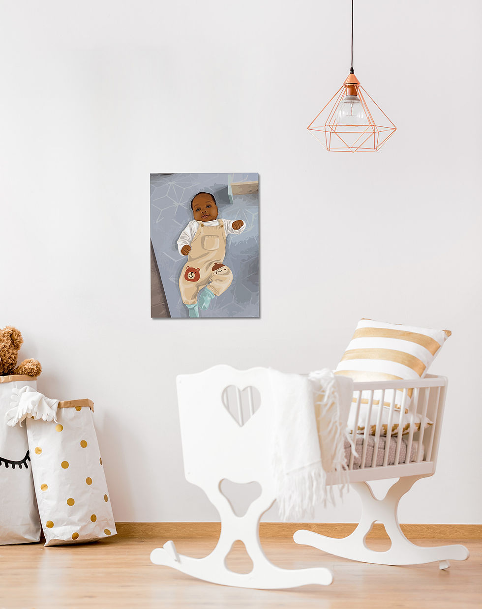 Thumbnail: Personalised Illustrated Child's Canvas