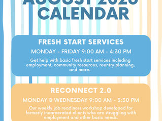 August Services & Workshops