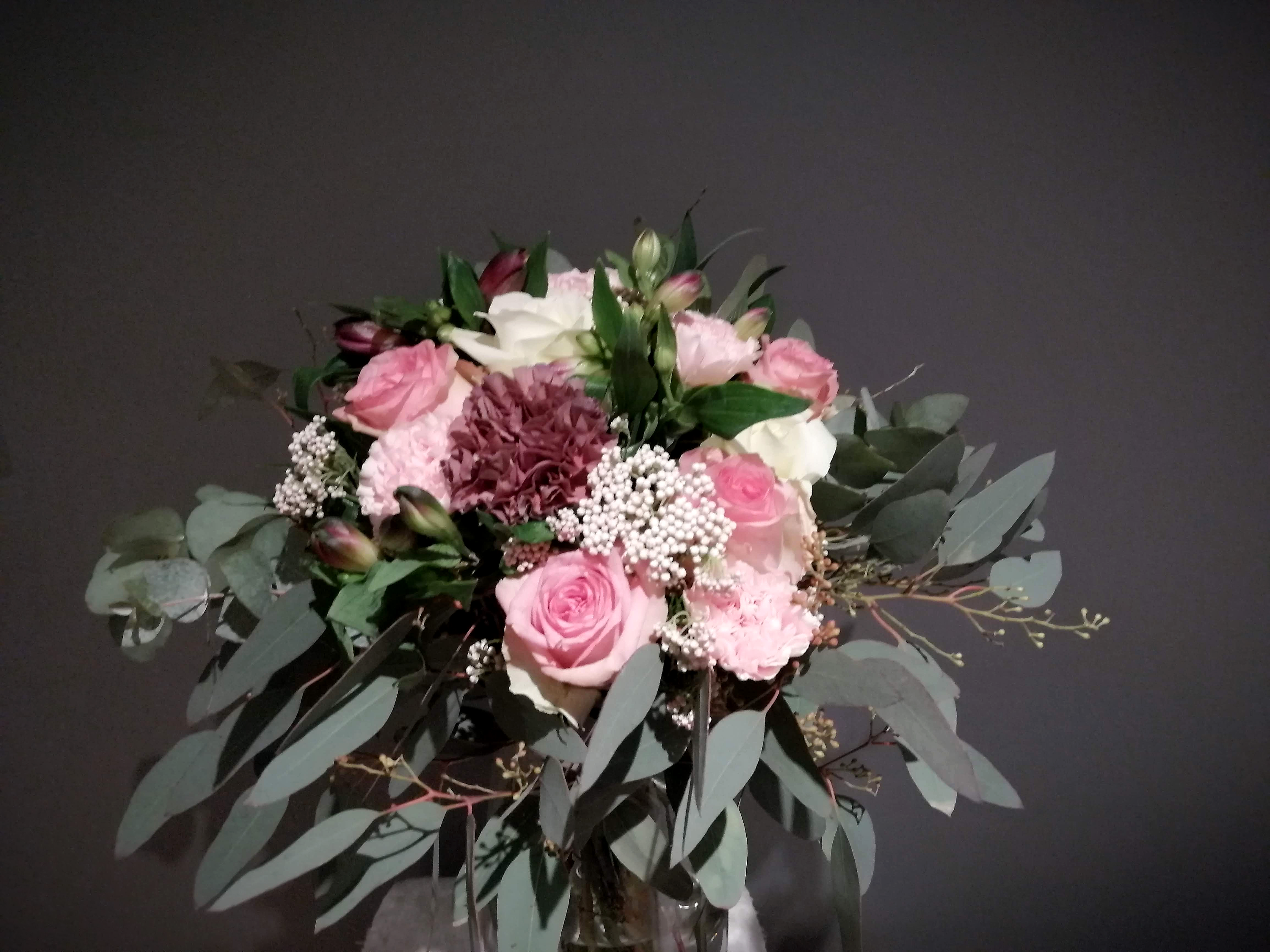 Bukett med eucalyptus cinerea