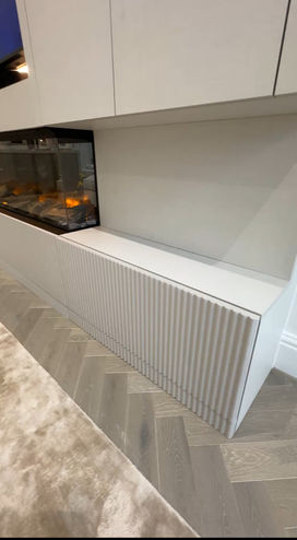 
TV Media Wall Units with Fireplace