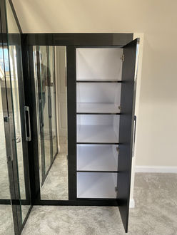 Stylish fitted wardrobe with a perfect balance of functionality and style