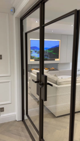 
TV Media Wall Units with Fireplace