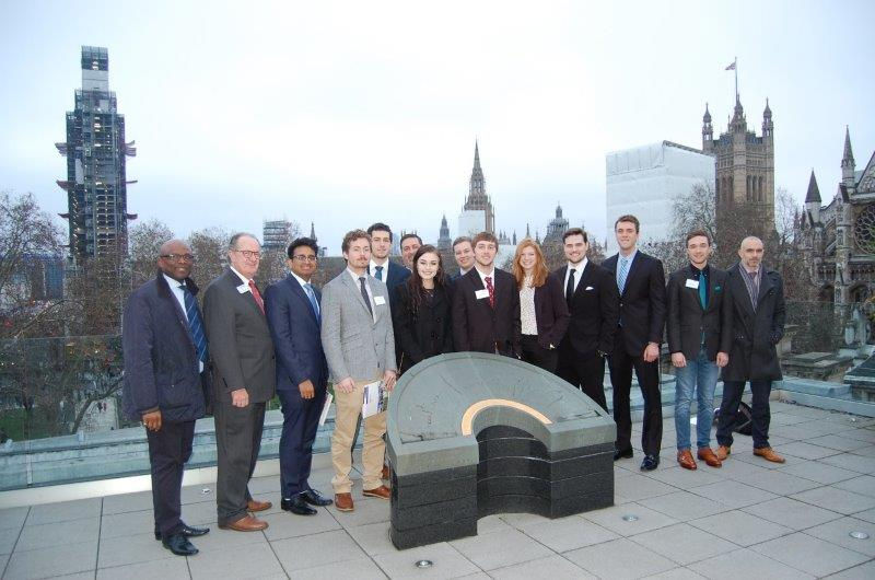 Group Shot - RICS and TAMU [RICS Roof Terrace]
