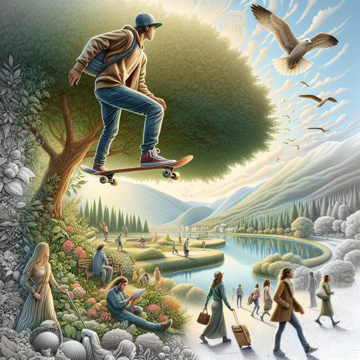 An eco-friendly illustration