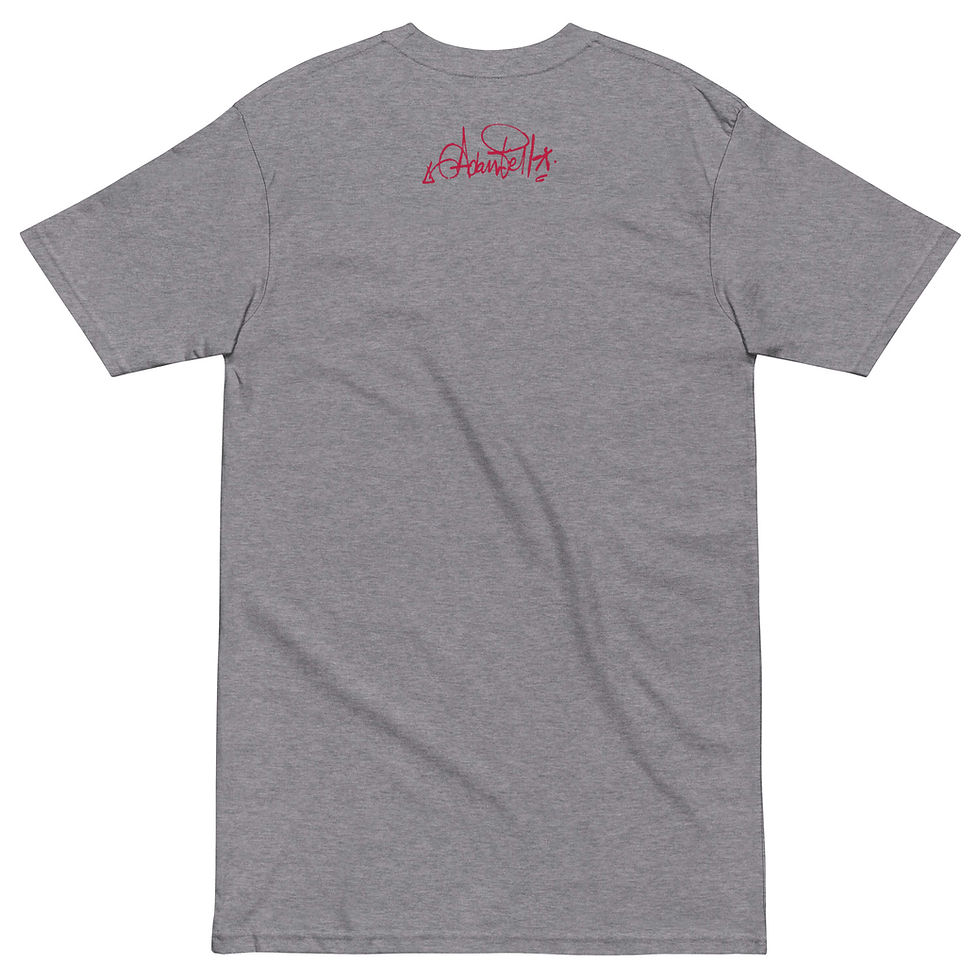 Thumbnail: Laser Kitty men’s premium heavyweight tee copy