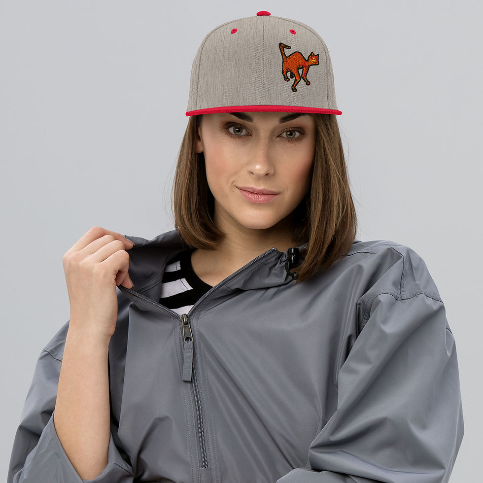 Thumbnail: Laser Kitty Snapback Hat
