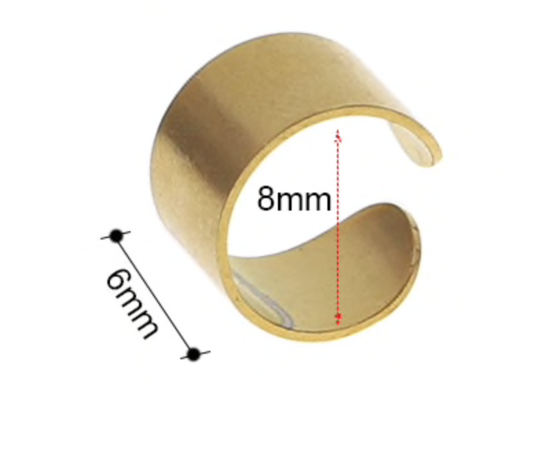 Miniatura: Set Single Double Ear Cuff Silver