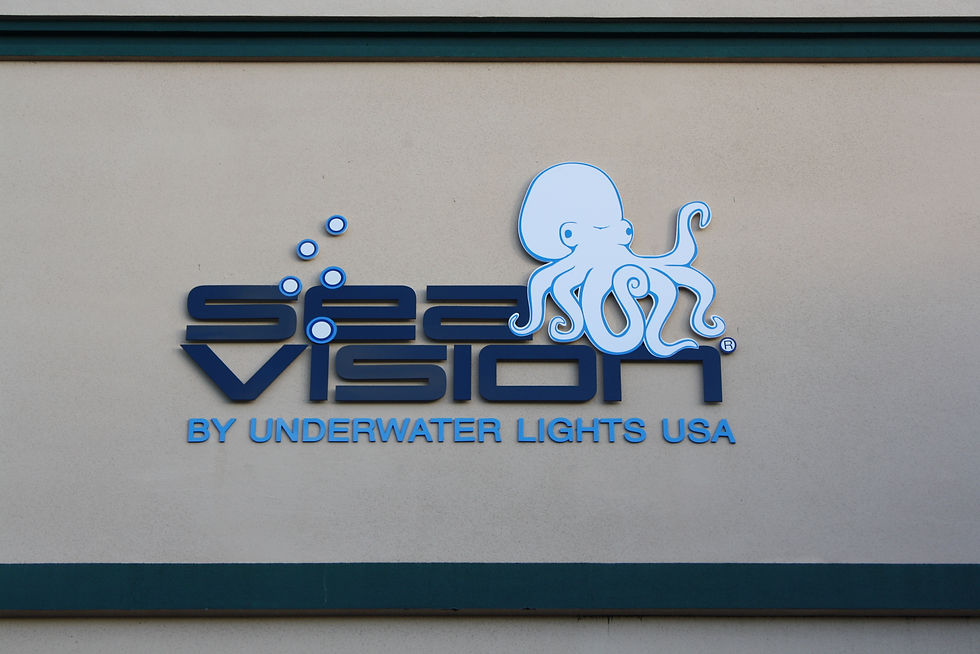 PVC sign exterior and interior