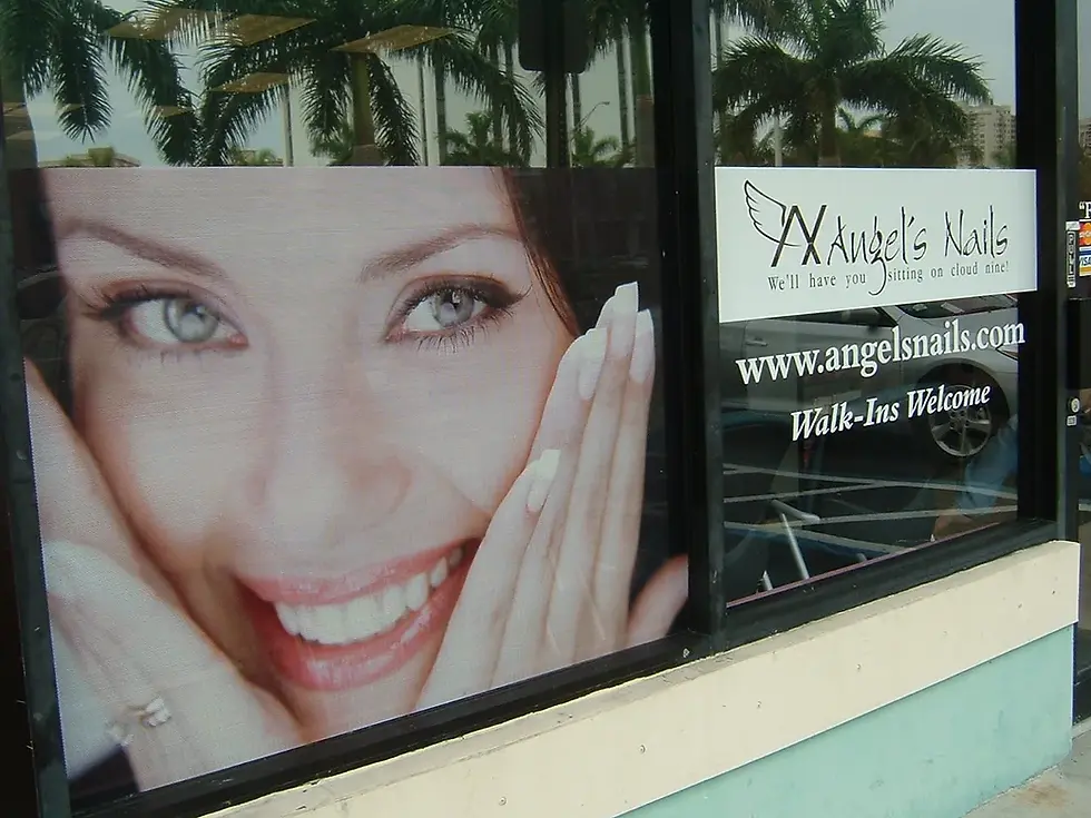 Vinyl window graphics