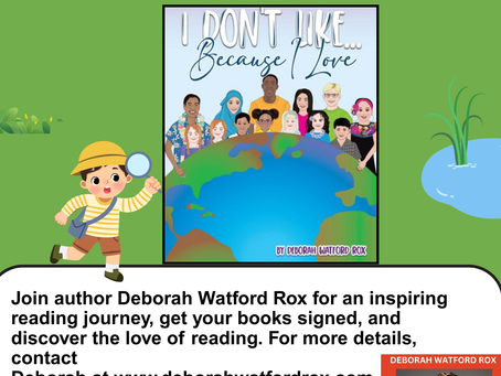 Discover the Love for Reading with Author Deborah Watford Rox
